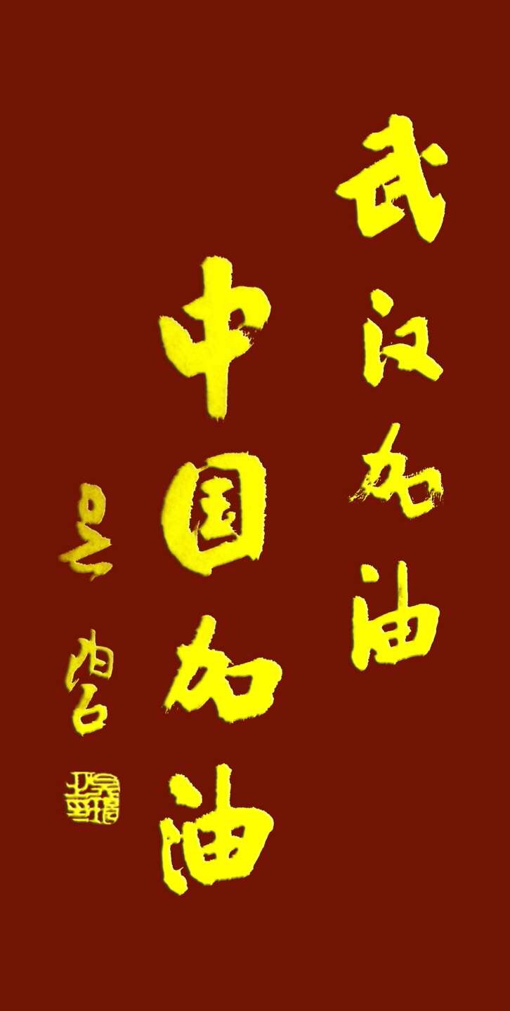 吴碧老师以书法作品为为武汉加油，为抗击疫情助力！(图11)